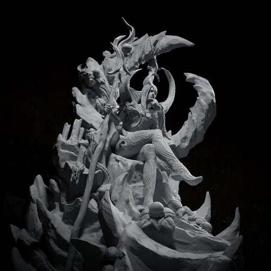 The Abandoned King, Fay Lord | Tabletop or Display Scale | TTRPG D&D Miniature | Cripta Studios