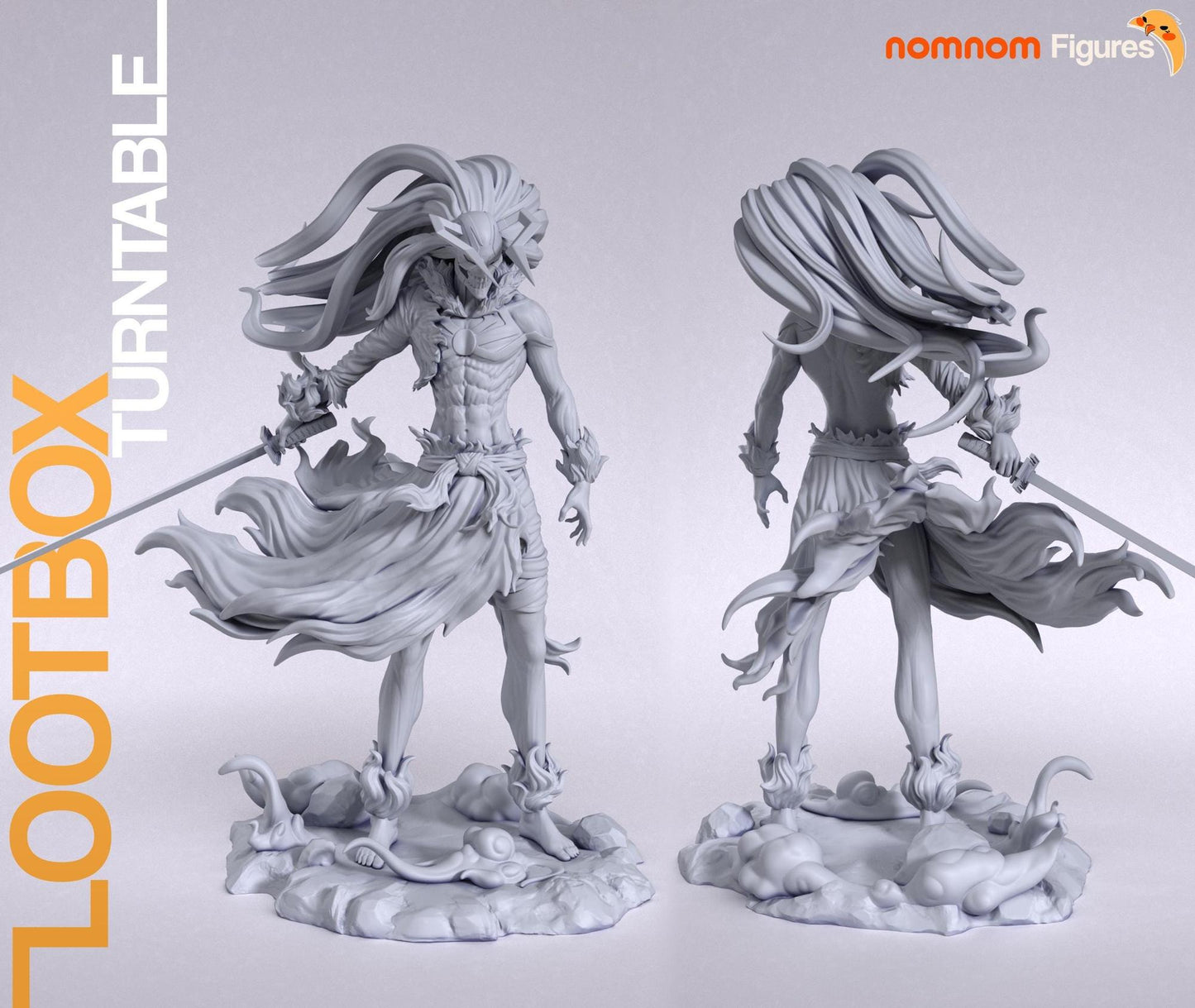 Hollow Shinigami | Resin Garage Kit Figure Anime Manga Fan Art | Nomnom Figures