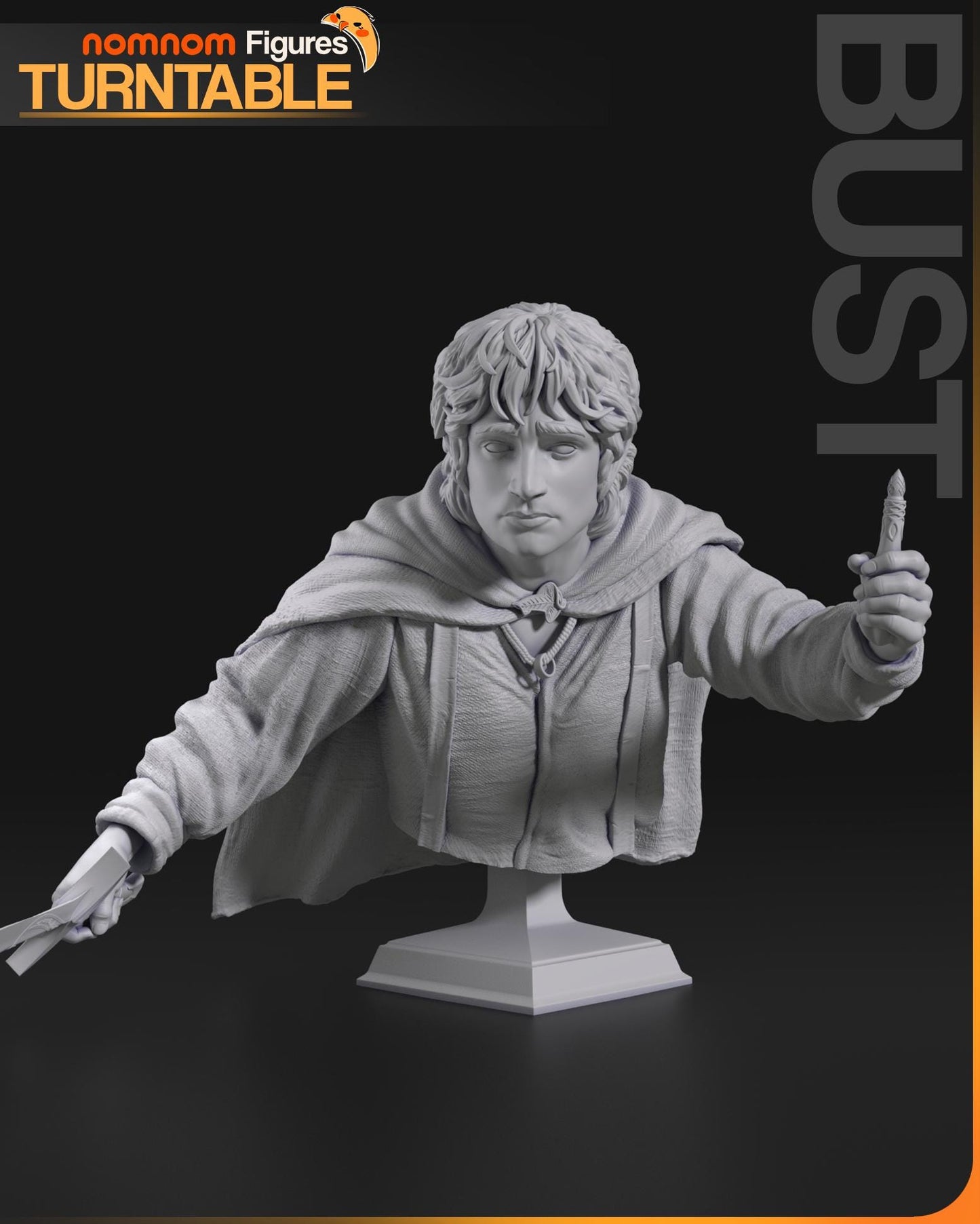 Burdened Ringbearer | Resin Garage Kit Figure Movie Book Fan Art | Nomnom Figures