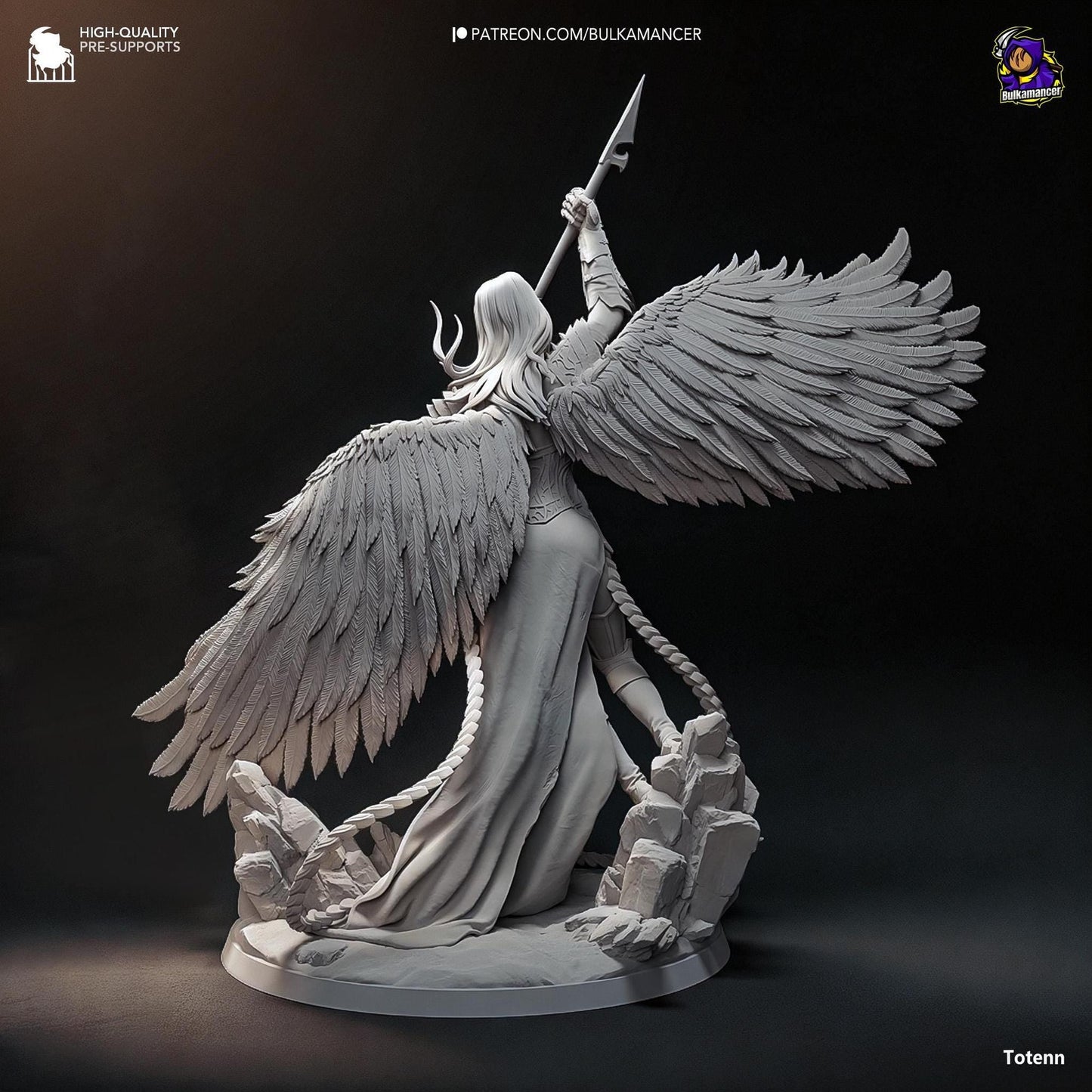 Celestial Purifier | Resin Garage Kit Sculpture Anime Video Game Fan Art Statue | Bulkamancer Sculpts
