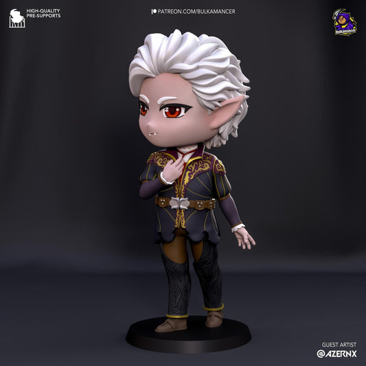 Chibi Vampire Rogue | Resin Garage Kit Sculpture Anime Video Game Fan Art Statue | Bulkamancer Sculpts