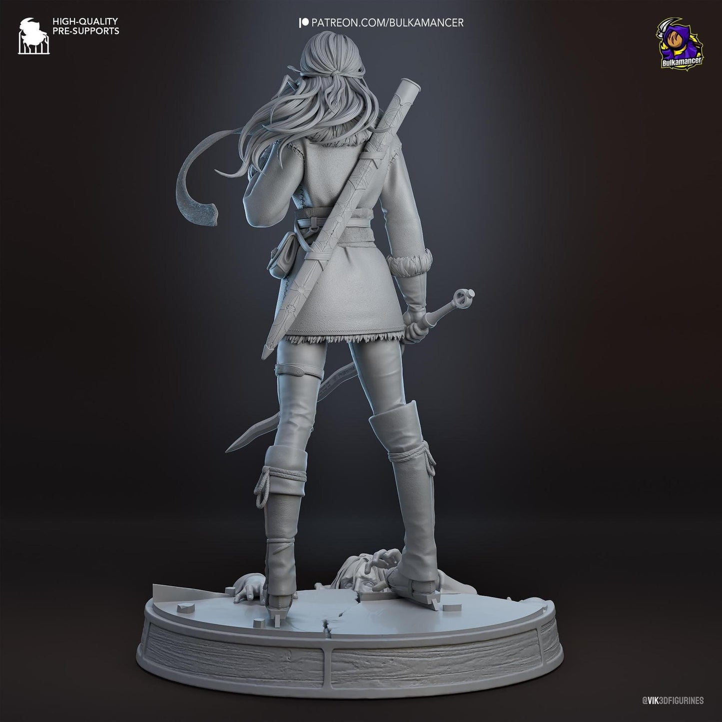 Child of Destiny | Resin Garage Kit Sculpture Anime Video Game Fan Art Statue | Bulkamancer Sculpts