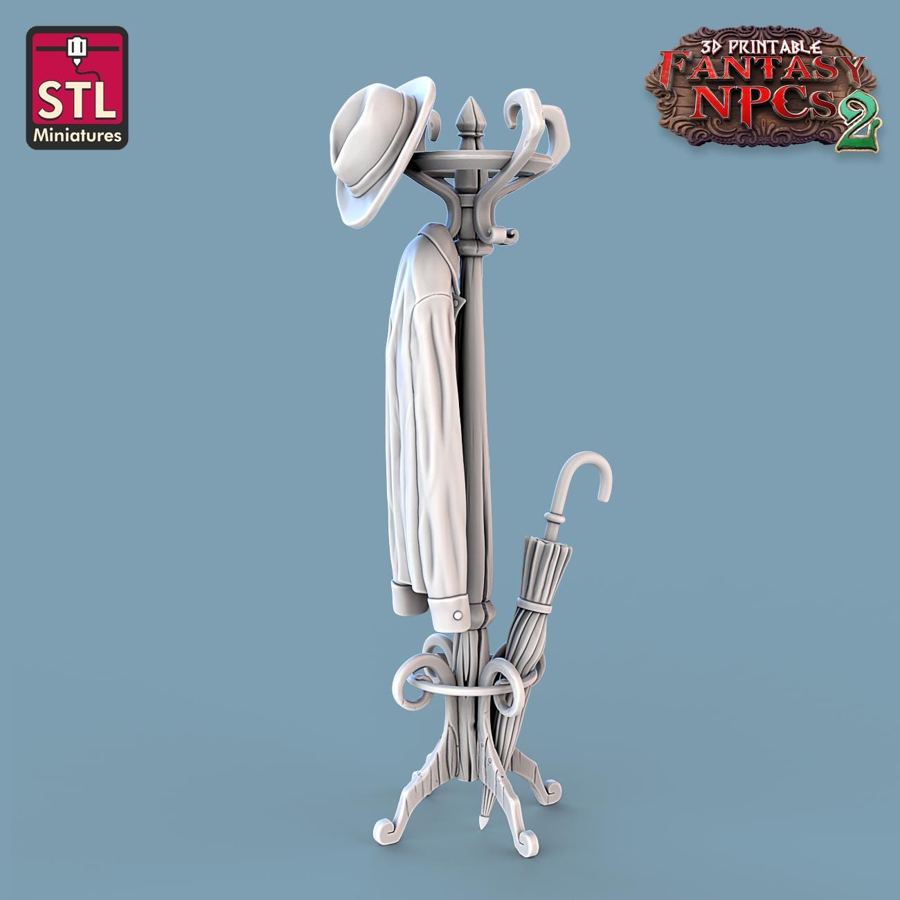 Investigator NPC Set | Tabletop Scale | D&D TTRPG Miniature | STL Miniatures