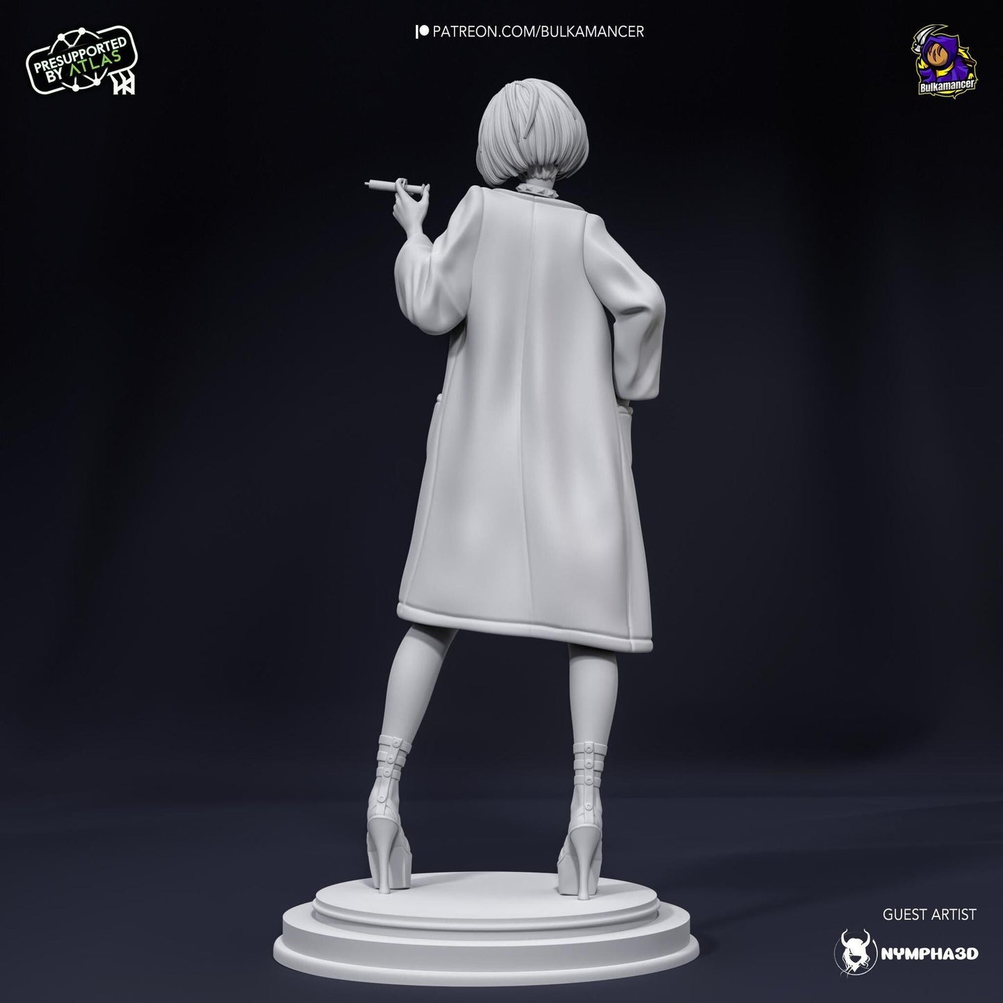 Goth Doctor | Resin Garage Kit Sculpture Anime Video Game Fan Art Statue | Bulkamancer Sculpts