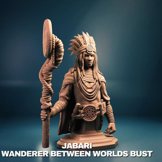 Jabari Wanderer Between Worlds | Tabletop Gaming Mini or Display Figure | TPKLab