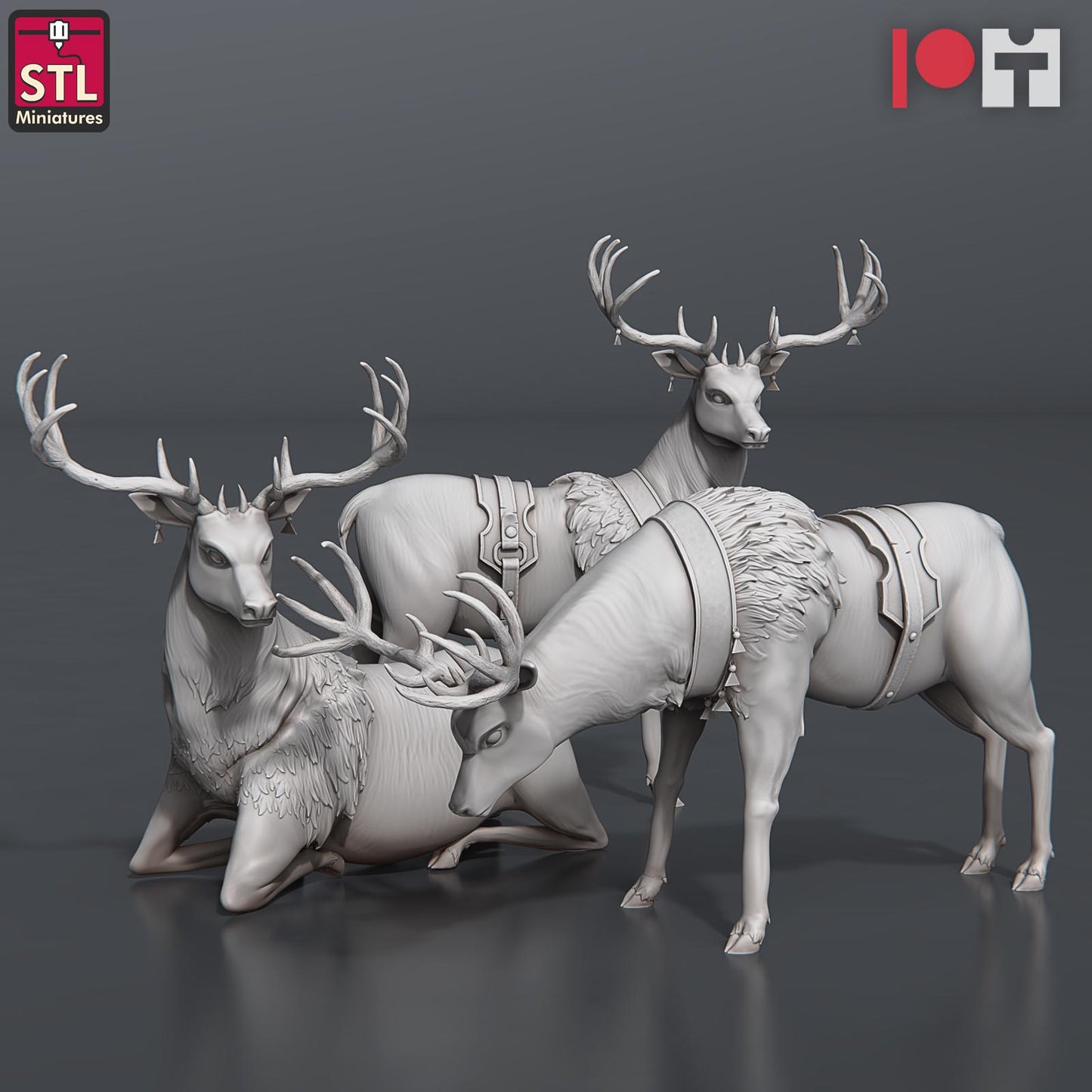 Nobles NPC Set | Tabletop Scale | D&D TTRPG Miniature | STL Miniatures