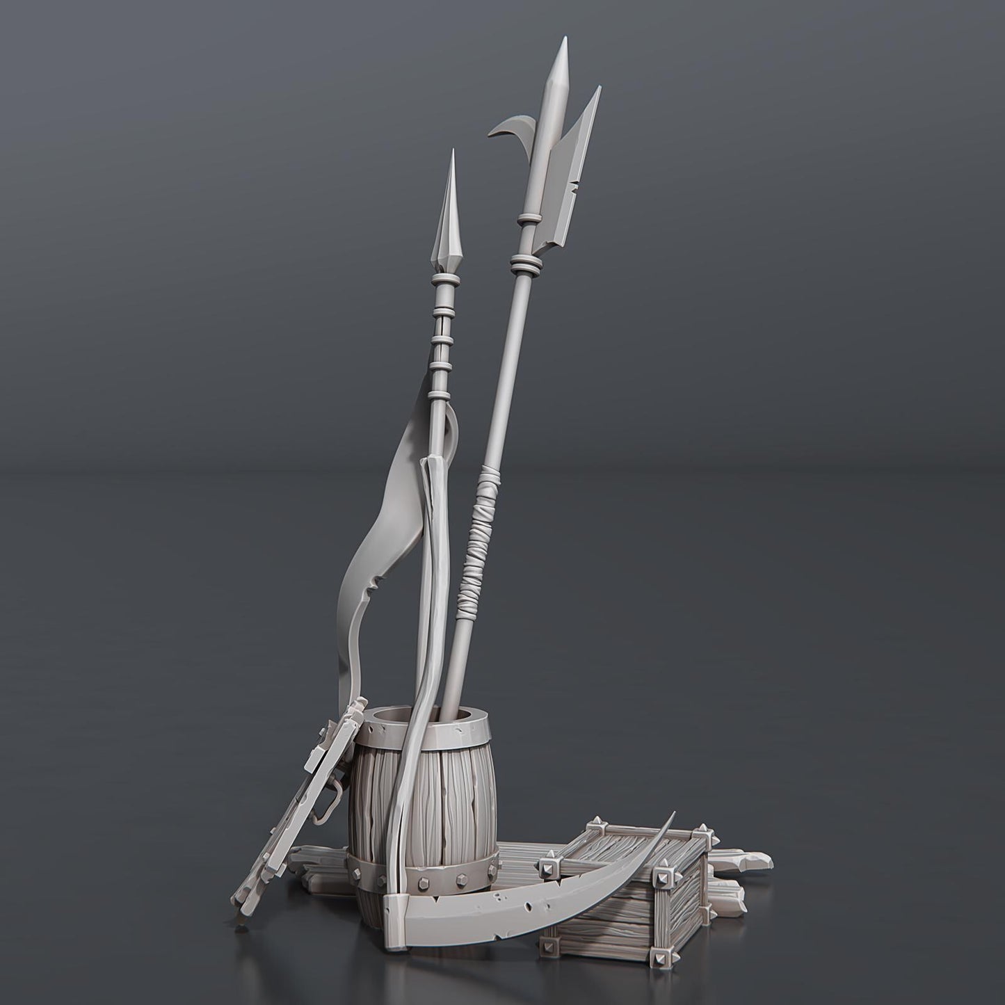 Riot NPC Set | Tabletop Scale | D&D TTRPG Miniature | STL Miniatures