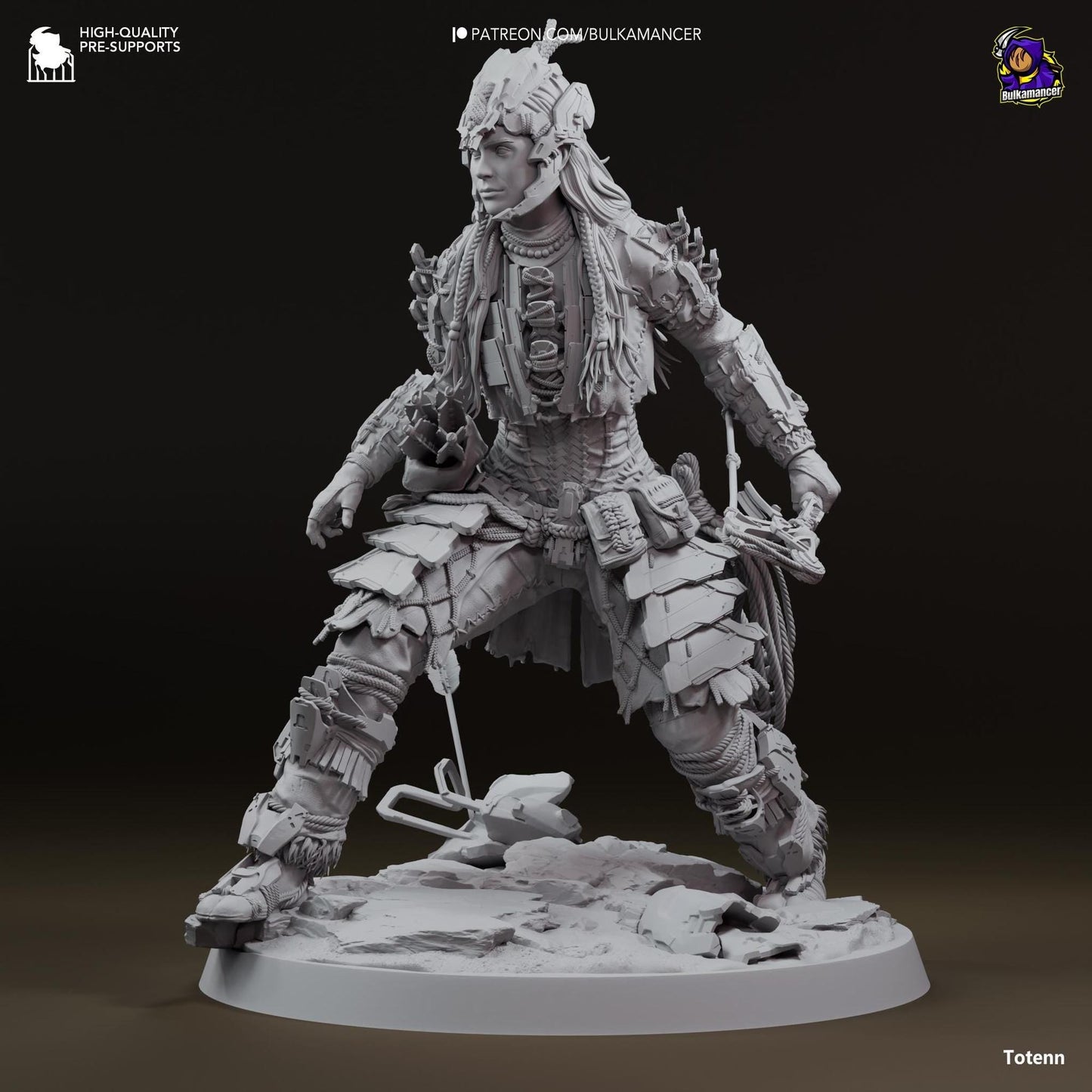 Machine Hunter | Resin Garage Kit Sculpture Anime Video Game Fan Art Statue | Bulkamancer Sculpts