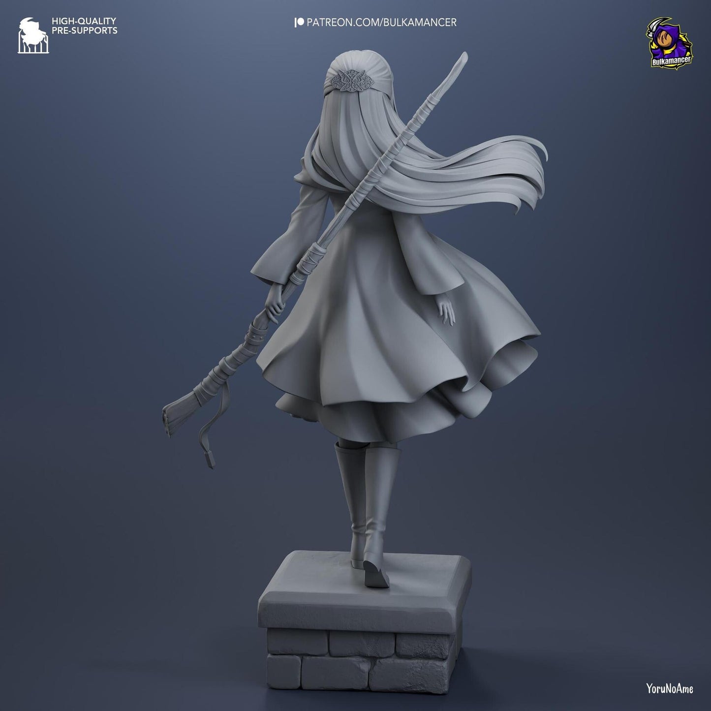 Mage Apprentice | Resin Garage Kit Sculpture Anime Video Game Fan Art Statue | Bulkamancer Sculpts