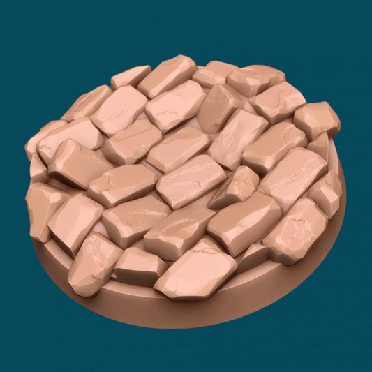 Impacted Bases | TTRPG Miniature Sculpted Base | Awkward Penguin's Minis