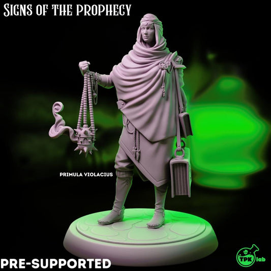 Human Clerics, Florianus or Primula Violacius | Tabletop Gaming Miniature | TPKLab