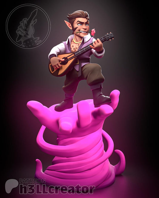 1:12 Song for the Bold | Resin Garage Kit Figure Game D&D Show Fan Art | h3LL creator