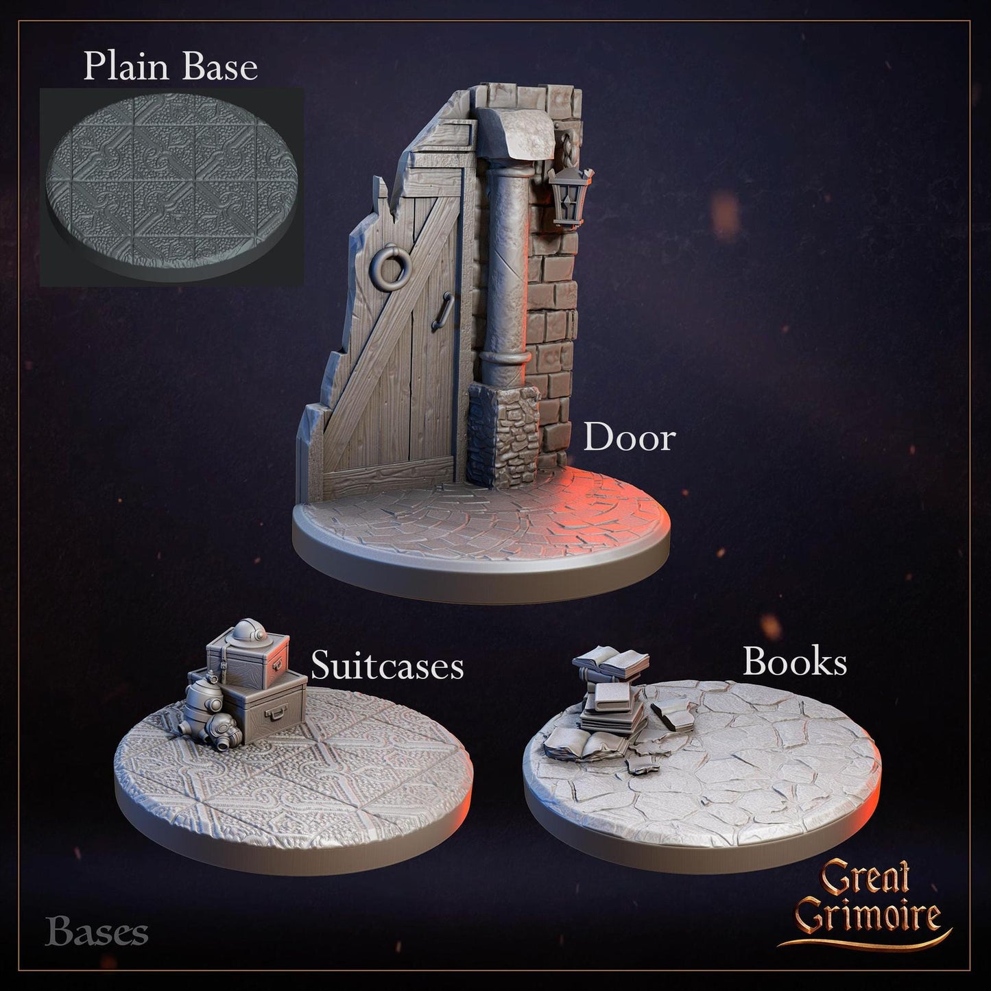 City 451, Fahrenheit, Fire, Flames, Apocalypse, Crowswatch, Inkspired | Tabletop Gaming 3D Print Miniature Collection | Great Grimoire