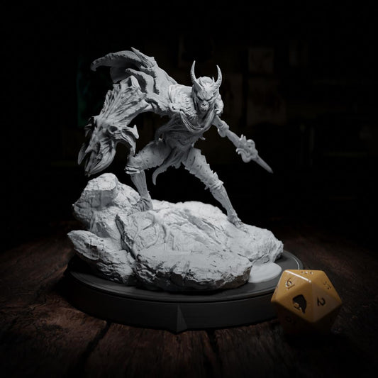 Lohkbach The Conjurer | Tabletop or Display Scale | TTRPG D&D Miniature | Cripta Studios