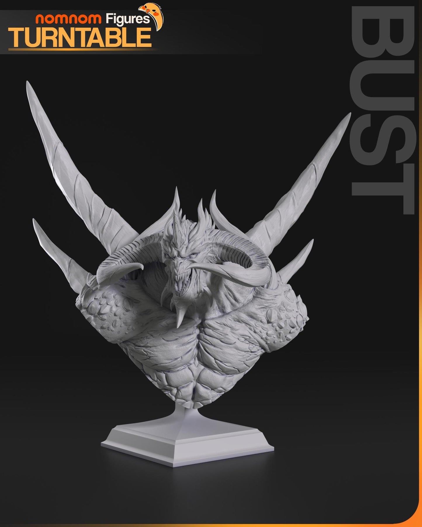 Darklord Devil | Resin Garage Kit Figure Game Fan Art | Nomnom Figures
