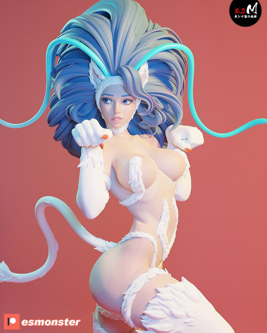 Felicity Fighter | Resin Garage Kit Sculpture Anime Video Game Fan Art Statue | E.S Monster