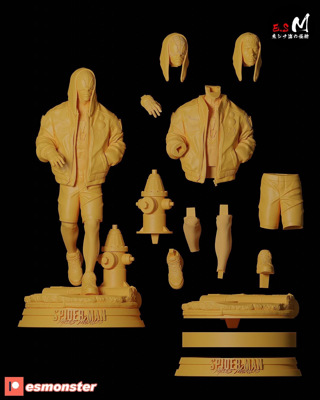 Spider for the New Generation | Resin Garage Kit Sculpture Anime Video Game Fan Art Statue | E.S Monster