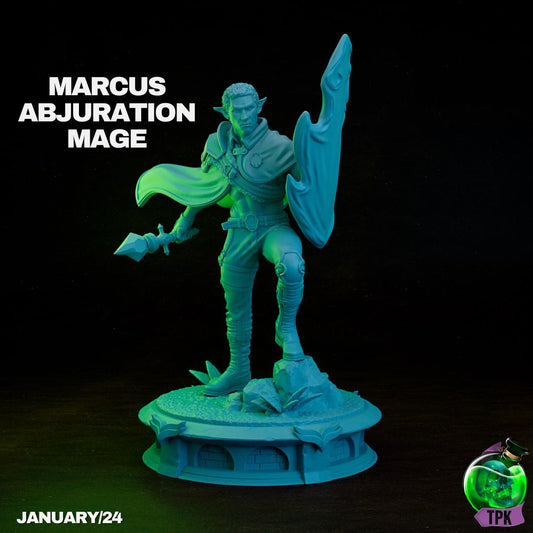 Marcus Abjuration Mage | Tabletop Gaming Miniature | TPKLab