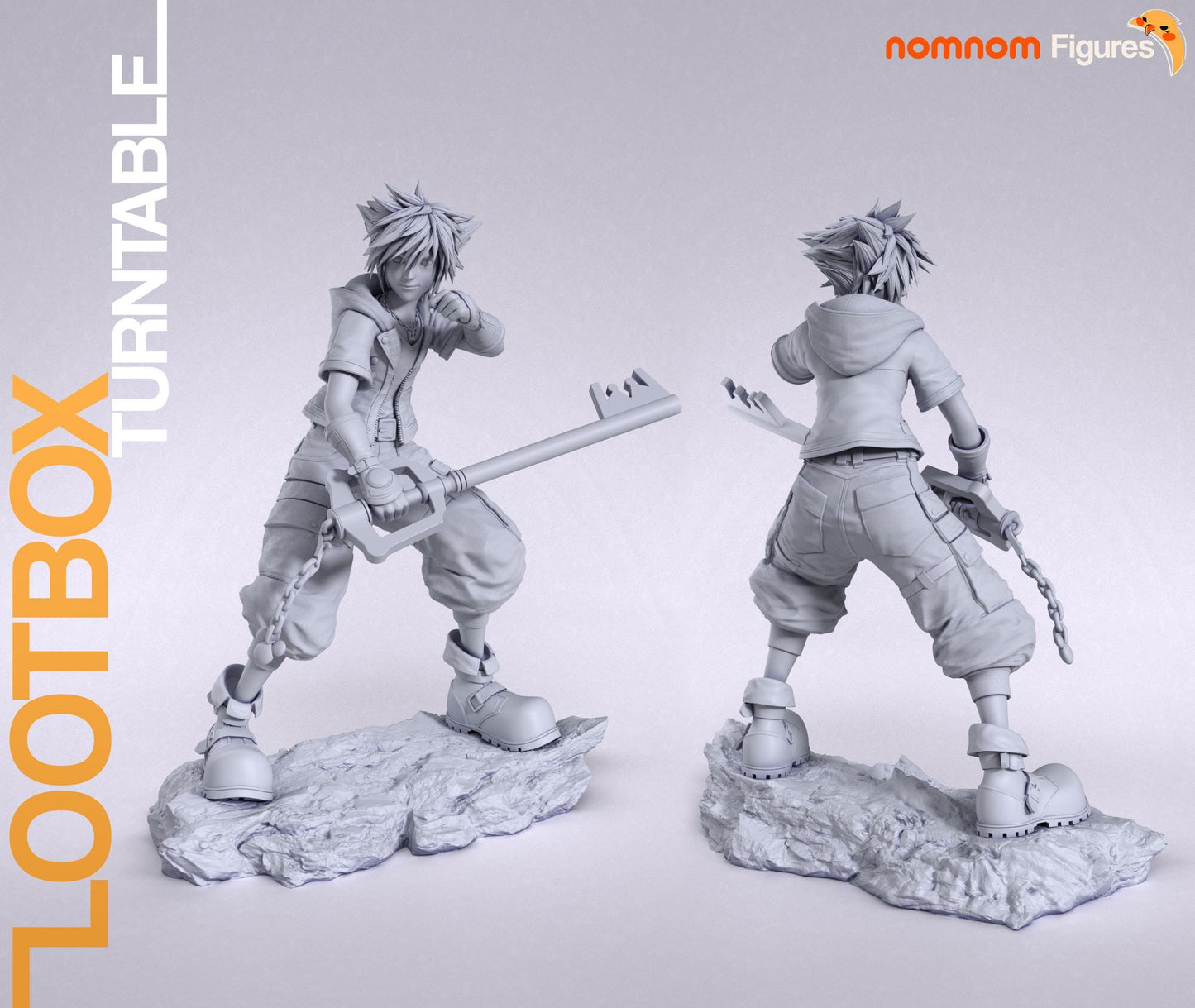 Warrior of Hearts | Resin Garage Kit Figure Game Fan Art | Nomnom Figures