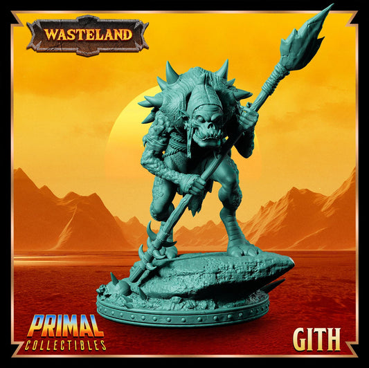 Gith | Wasteland | Tabletop Scale | TTRPG D&D Miniature | Primal Collectibles