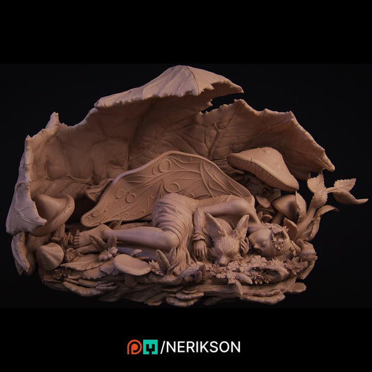 End of Summer | Garage Resin Kit Statue | D&D TTRPG Fantasy Miniature | Nerikson