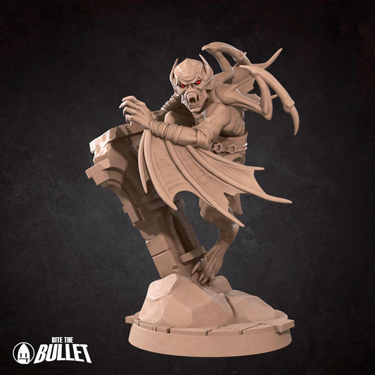 Vampire Monster | TABLETOP SCALE | D&D TTRPG Miniature | Bite the Bullet