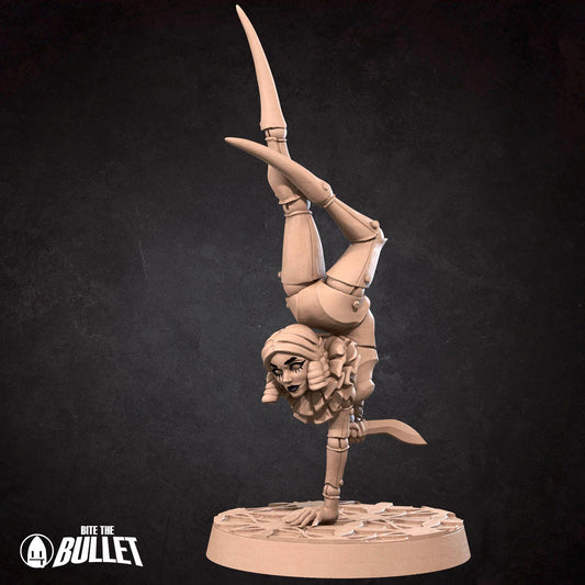 Spider Trainer Contortionist | D&D Tabletop Gaming Scale Resin Miniature | Bite the Bullet