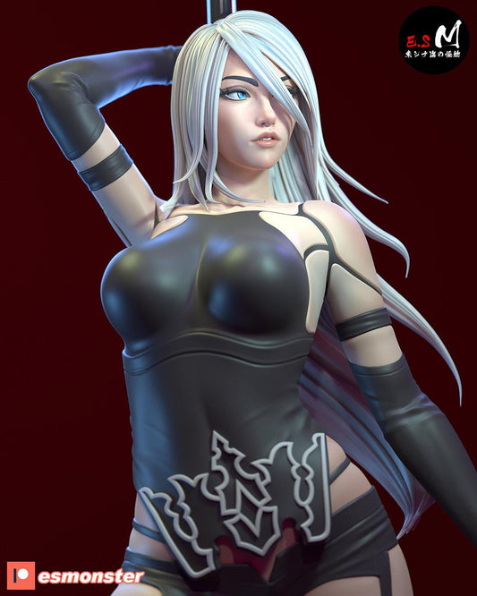 Prototype Android | Resin Garage Kit Sculpture Anime Video Game Fan Art Statue | E.S Monster