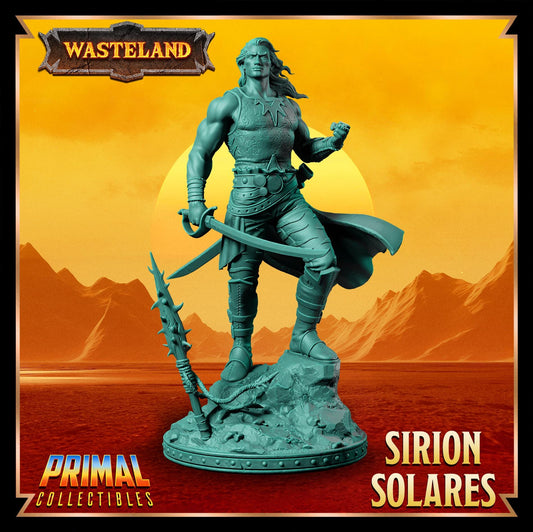 Aristocrat Sirion Solares | Wasteland | Tabletop Scale | TTRPG D&D Miniature | Primal Collectibles