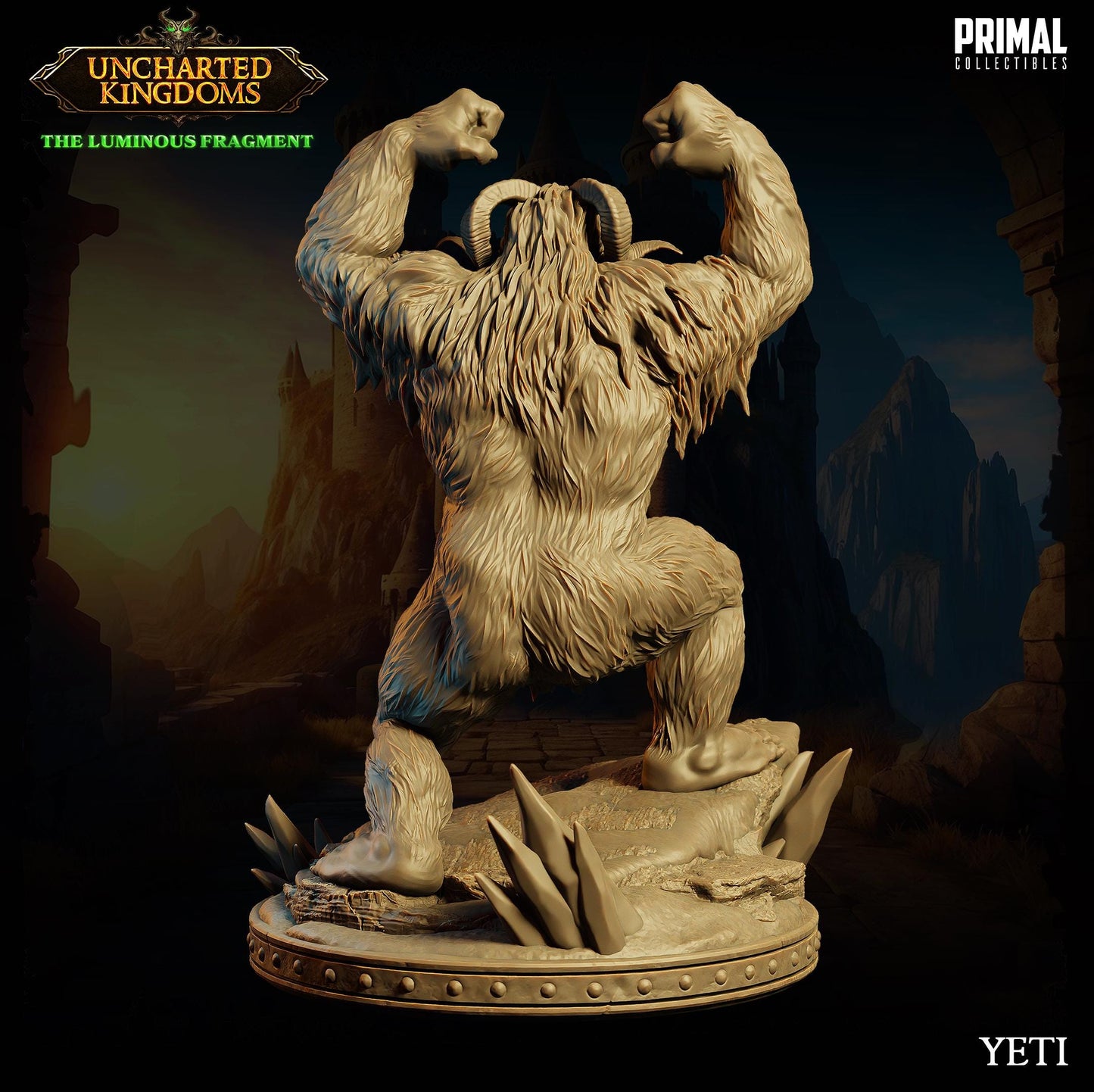 Yetis | Uncharted Kingdoms | TTRPG D&D Miniature | Primal Collectibles
