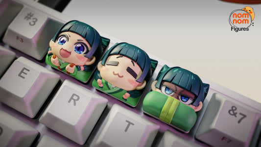 Keycaps - Pretty Healer | 3D Printed Resin Anime Fan Art | Nomnom Figures