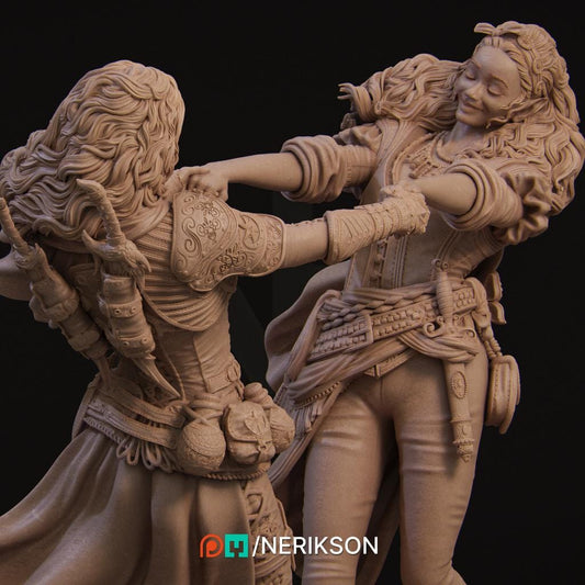 Ode to Joy, Full Diorama | Garage Resin Kit Statue | D&D TTRPG Fantasy Miniature | Nerikson