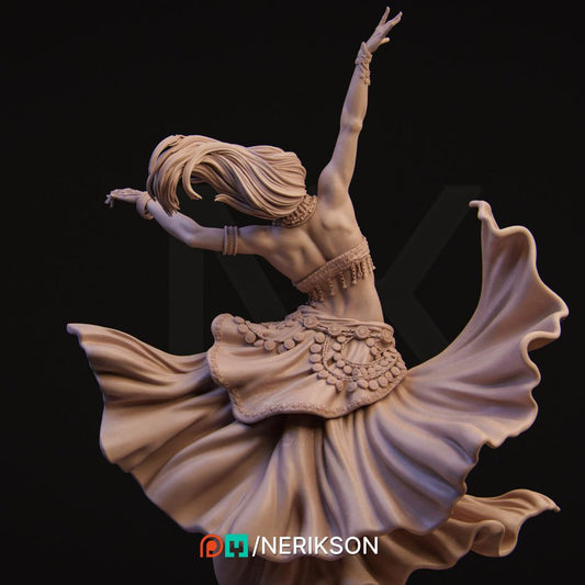 Sound of Night, Dancer | Garage Resin Kit Statue | D&D TTRPG Fantasy Miniature | Nerikson