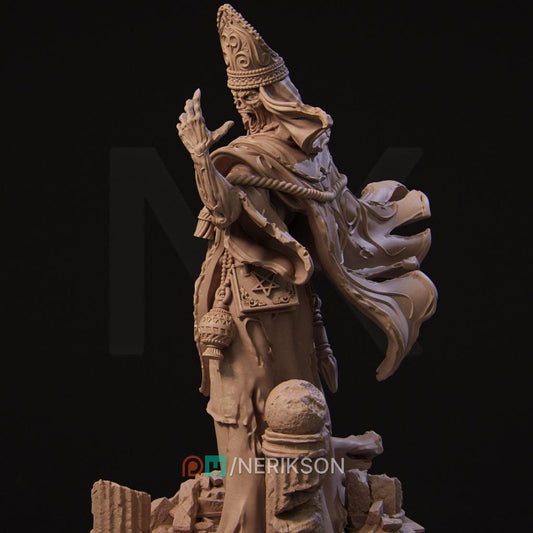 Undead Priest | TABLETOP SCALE | D&D TTRPG Fantasy Miniature | Nerikson