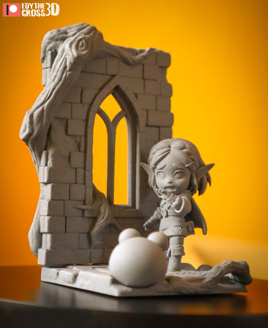 Chibi Jelly Princess | Resin Garage Kit Figure Game Fan Art | Nomnom Figures