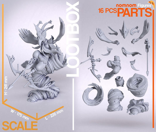 Hero of Wind | Resin Garage Kit Figure Game Fan Art | Nomnom Figures