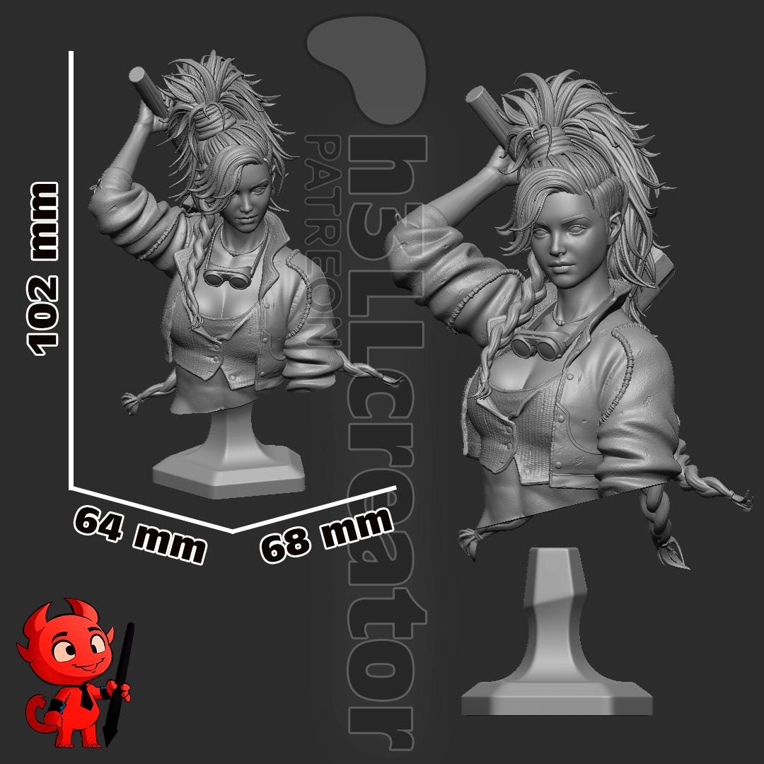 1:12 Monster Crafter | Resin Garage Kit Figure Game Fan Art | h3LL creator