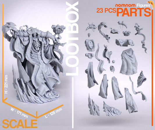 Evil Overlord | Resin Garage Kit Figure Anime Fan Art | Nomnom Figures