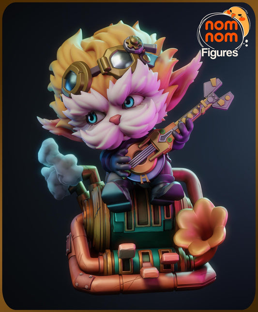Chibi Arcane Scientist | Resin Garage Kit Figure Show Game Fan Art | Nomnom Figures