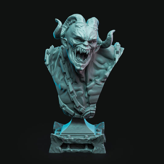 Chain Breaker Djinn | Mini or Bust | Monster Miniature Statue | Witchsong Miniatures