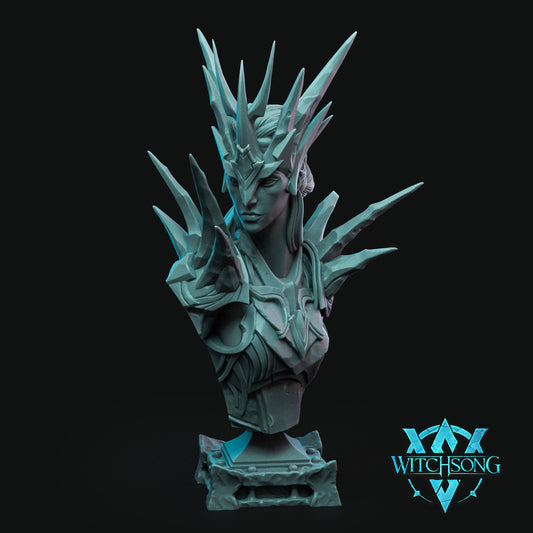 Frost Queen | Mini or Bust | Monster Miniature Statue | Witchsong Miniatures