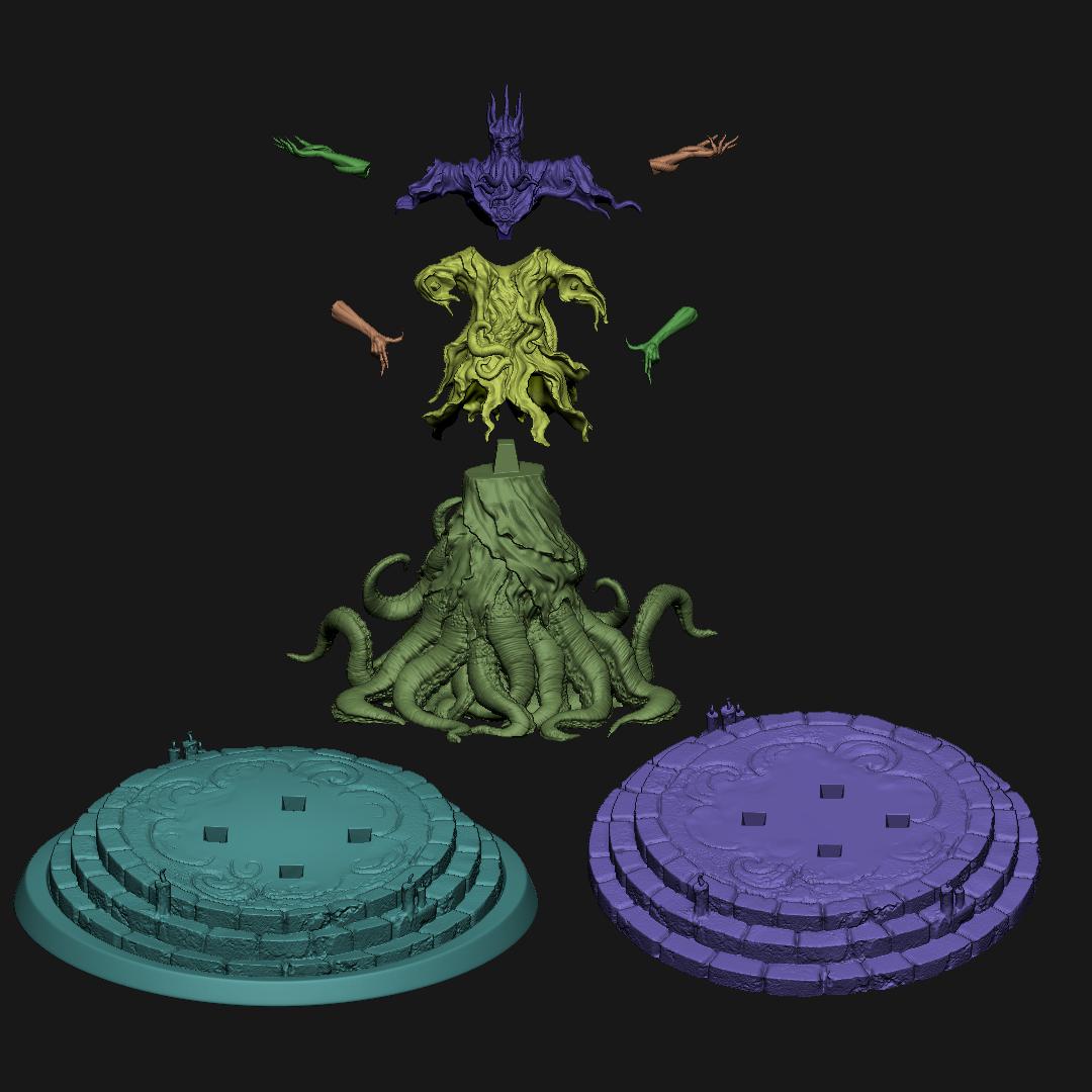 Hastur, the King in Yellow | Lovecraft, Elder God | D&D Cosmic Horror Fantasy | NS Miniatures