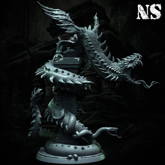 Yig, Father of Serpents | Lovecraft, Elder God | D&D Cosmic Horror Fantasy | NS Miniatures