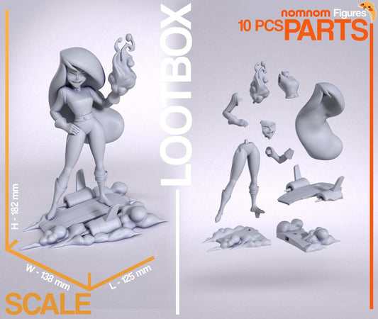 Criminal Mercenary | Resin Garage Kit Figure Show Fan Art | Nomnom Figures