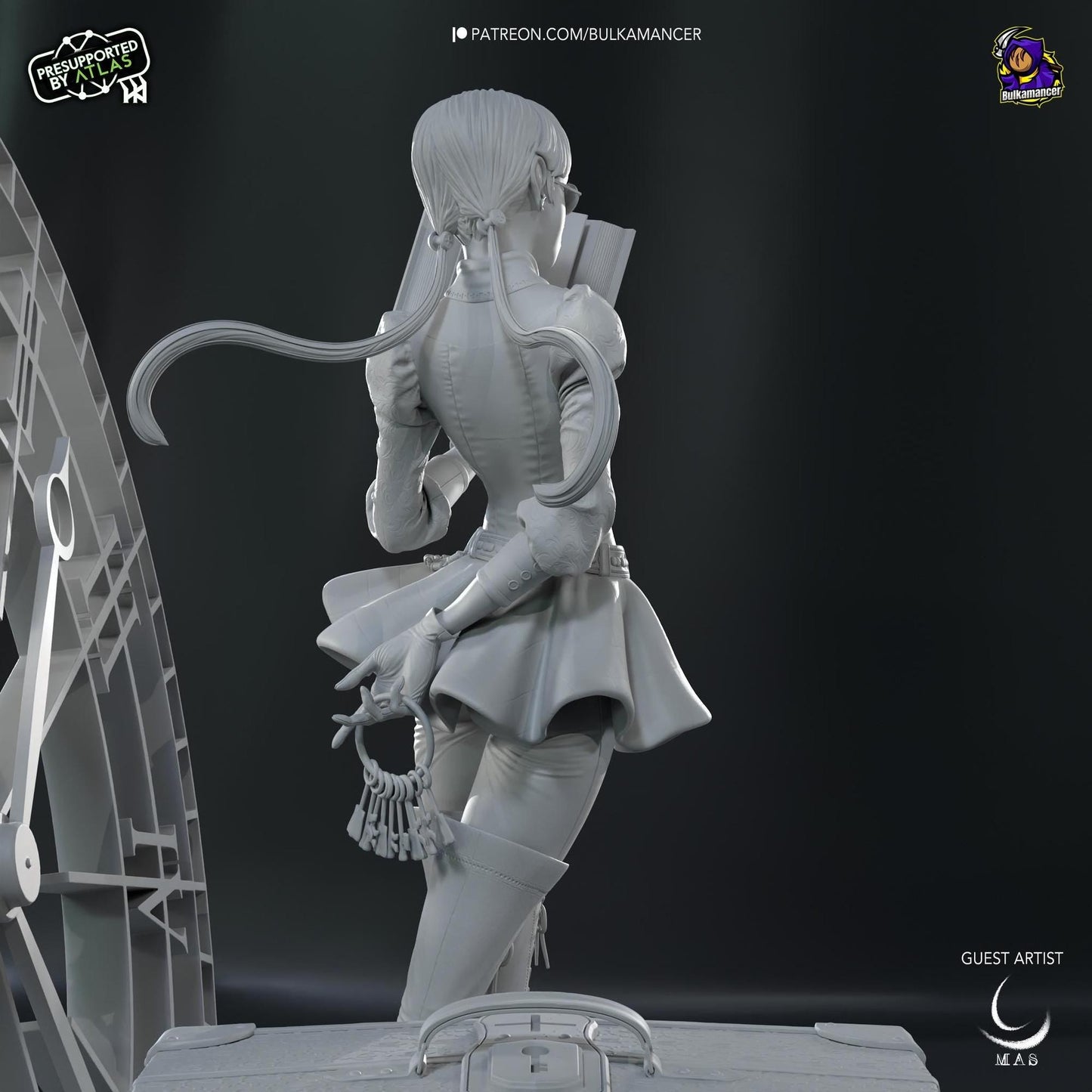 Observer of Timelines | Resin Garage Kit Sculpture Anime Video Game Fan Art Statue | Bulkamancer Sculpts