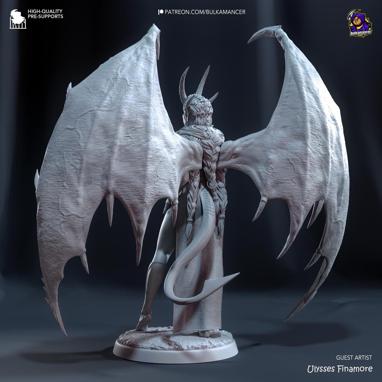 Pact Keeper | Resin Garage Kit Sculpture Anime Video Game Fan Art Statue | Bulkamancer Sculpts