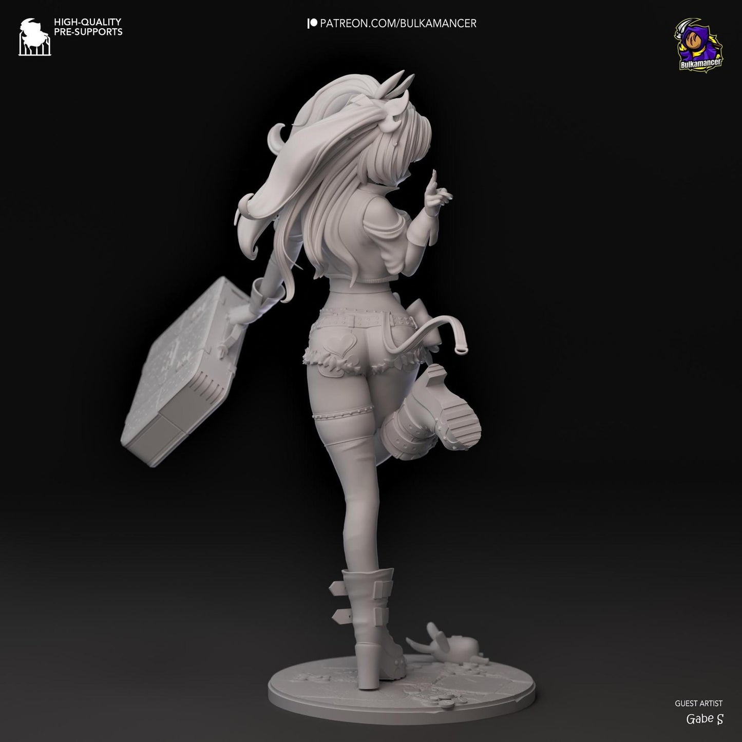 Prodigal Mercenary | Resin Garage Kit Sculpture Anime Video Game Fan Art Statue | Bulkamancer Sculpts