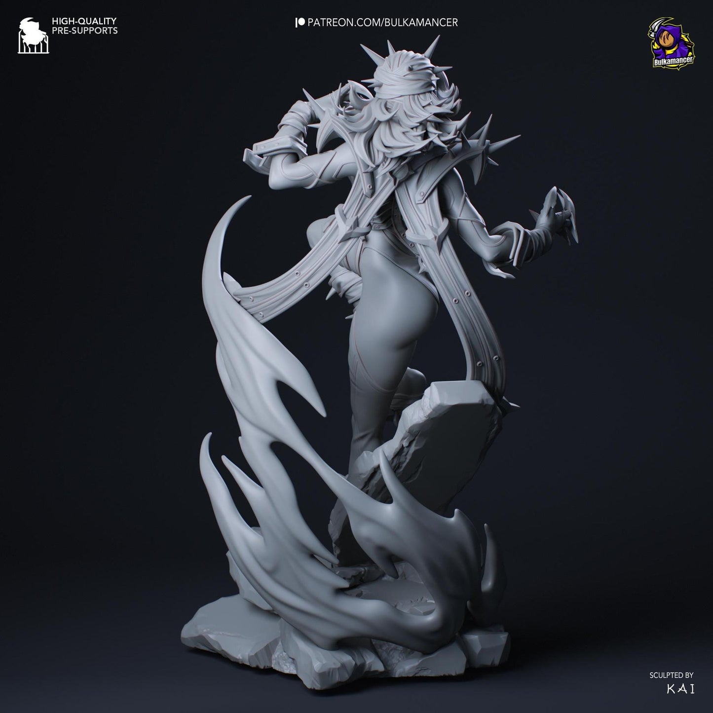 Unseen Rancor | Resin Garage Kit Sculpture Anime Video Game Fan Art Statue | Bulkamancer Sculpts