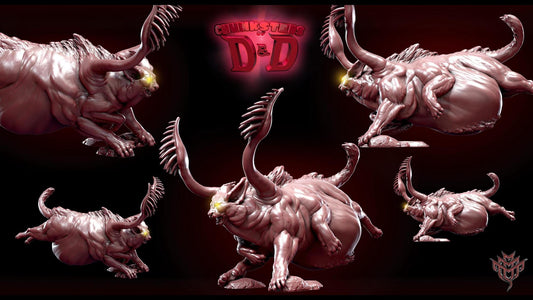 Displacer Loaf, Chonksters of D&D | TABLETOP SCALE | DnD TTRPG Mini | Mini Monster Mayhem