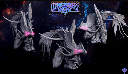 Moray of Deep Space, Cosmic Wonders | TABLETOP SCALE | DnD TTRPG Mini | Mini Monster Mayhem